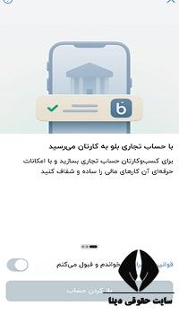 حساب کسب و کار بلو